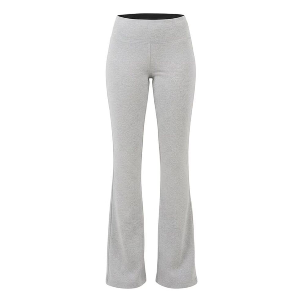Brave Soul Womens/Ladies Flared Yoga Pants / Light Grey Marl